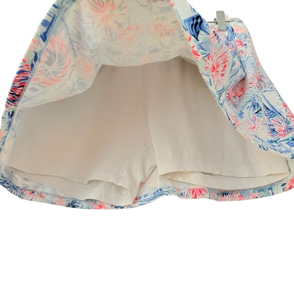 Cotton Skort Lilly Pulitzer Sea To Shining Sea Fireworks Madison Size Medium - Picture 7 of 10